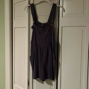 free people knock off gray short onesie size S